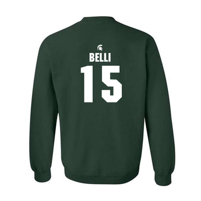 Michigan State - NCAA Women's Soccer : Julia Belli - Generic Shersey Crewneck Sweatshirt