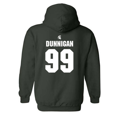 Michigan State - NCAA Football : Quindarius l Dunnigan - Generic Shersey Hooded Sweatshirt-1