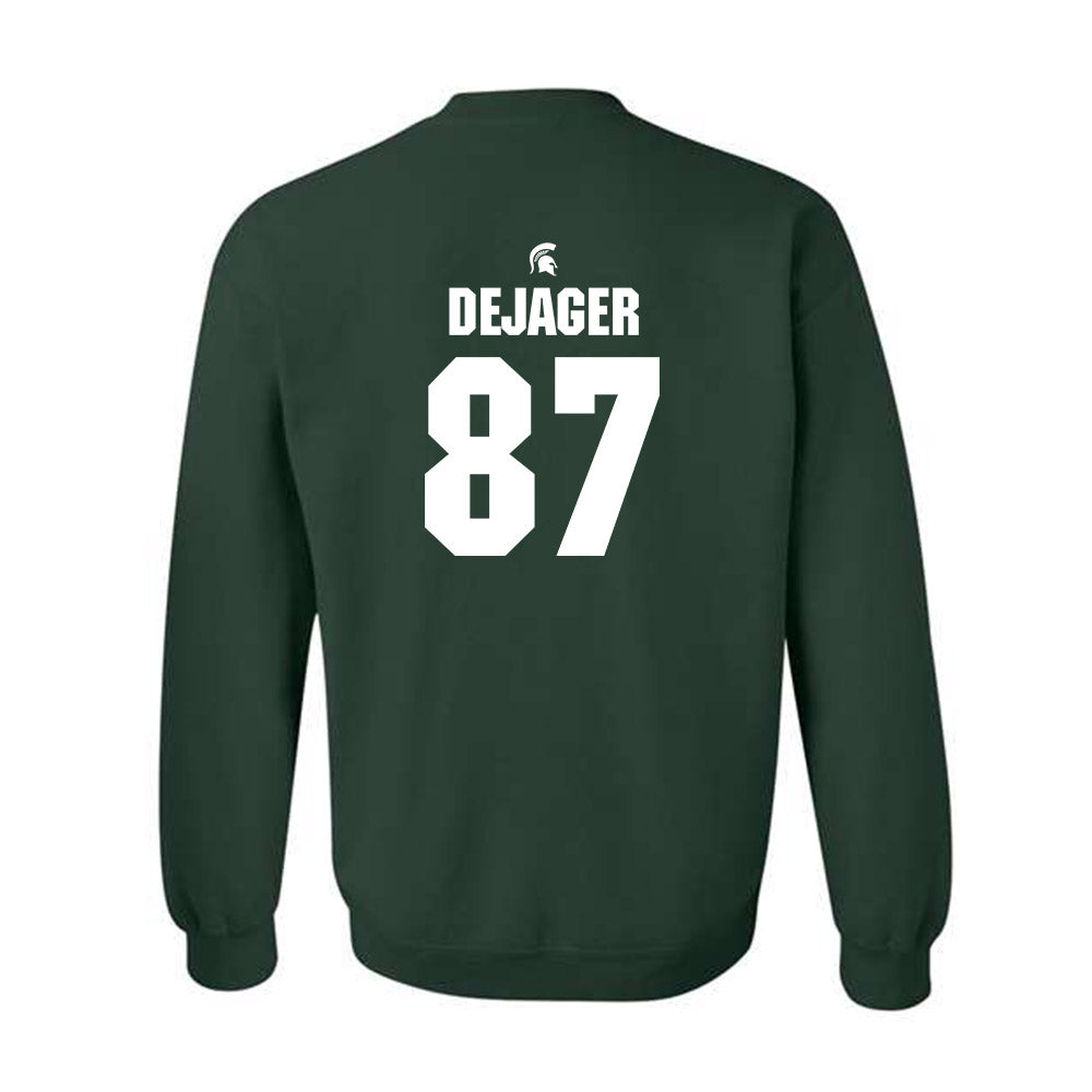 Michigan State - NCAA Football : Luke DeJager - Generic Shersey Crewneck Sweatshirt-1