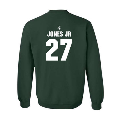 Michigan State - NCAA Football : Darrin Jones Jr - Generic Shersey Crewneck Sweatshirt-1