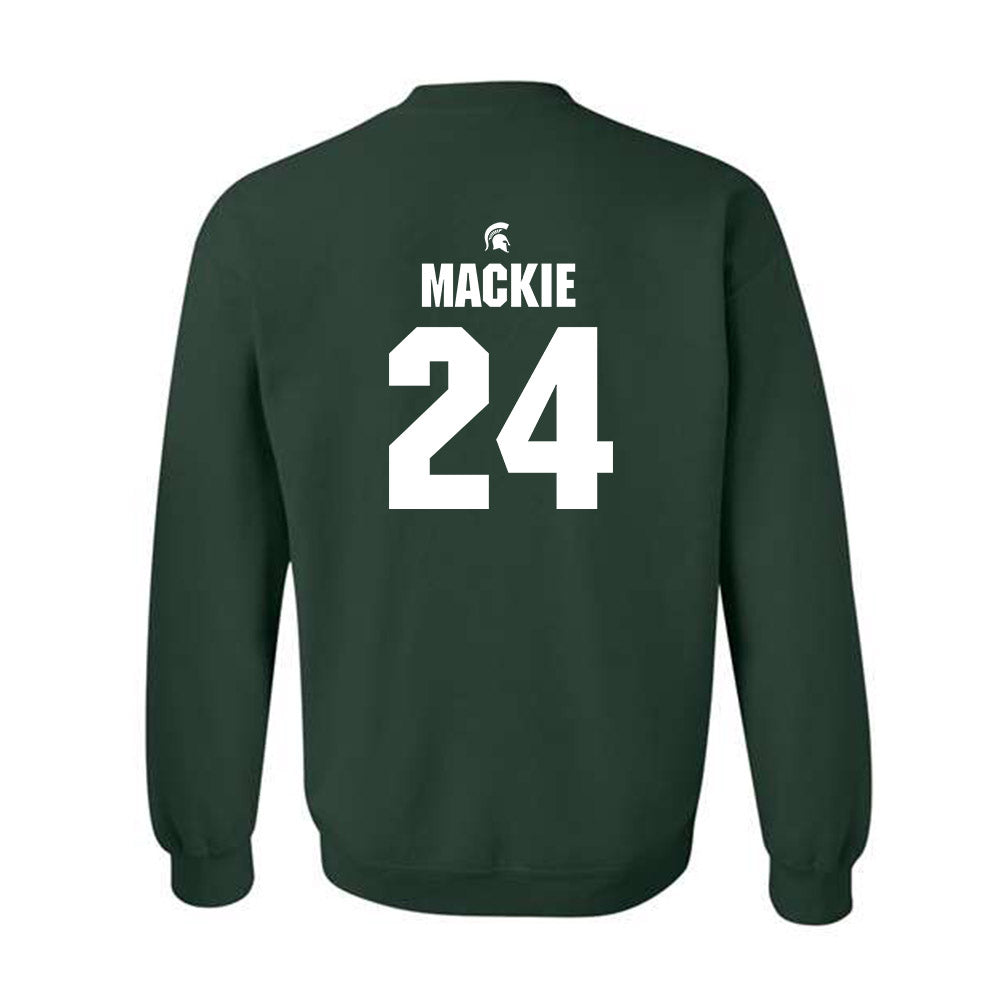 Michigan State - NCAA Men's Ice Hockey : Nathan Mackie - Generic Shersey Crewneck Sweatshirt-1