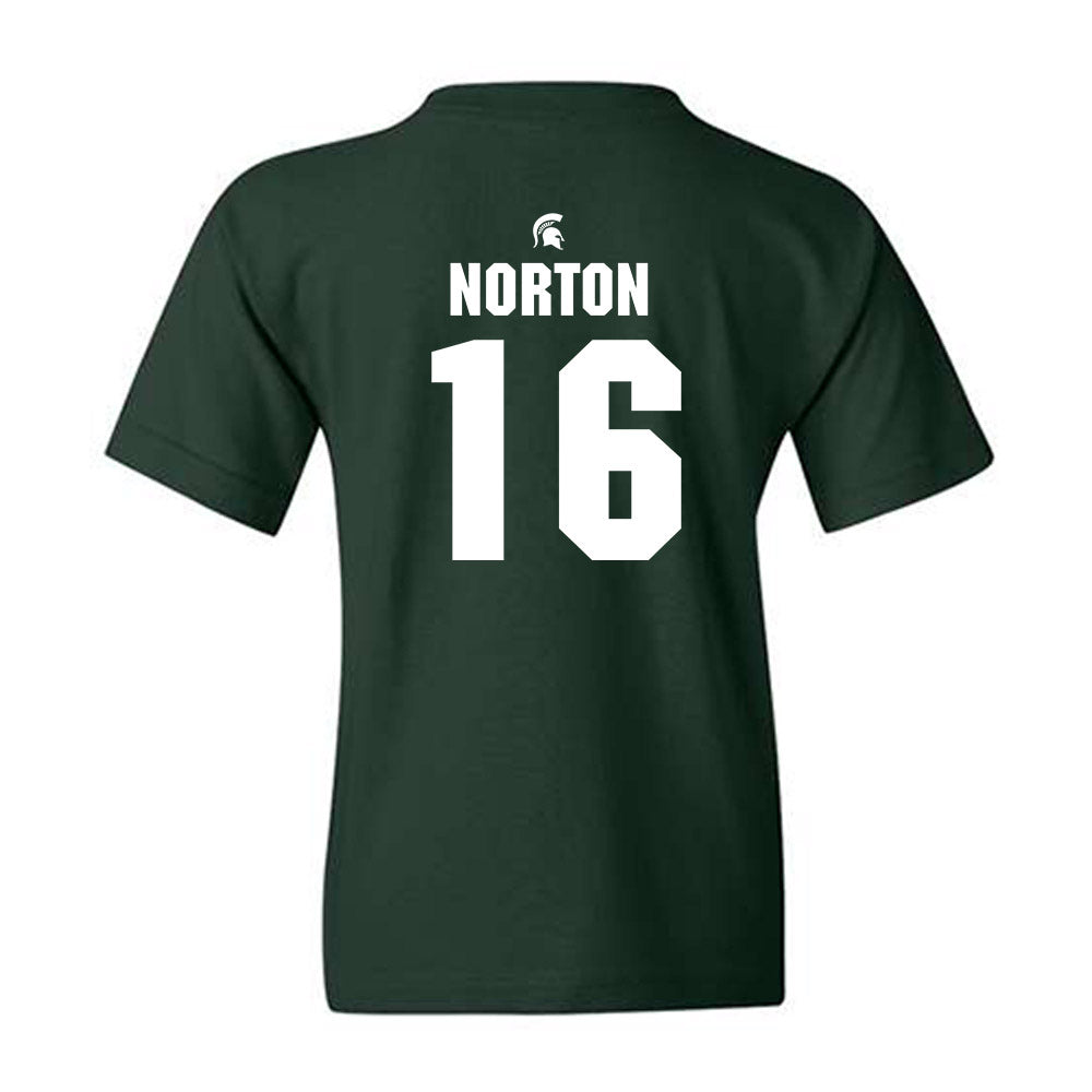 Michigan State - NCAA Women's Volleyball : Kalea Norton - Generic Shersey Youth T-Shirt-1