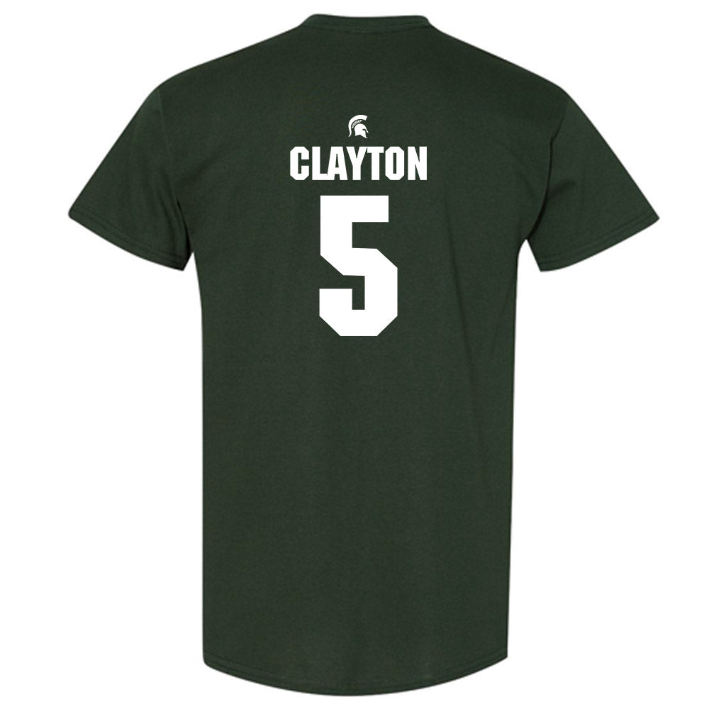 Michigan State - NCAA Women's Volleyball : Ky Clayton - Generic Shersey T-Shirt