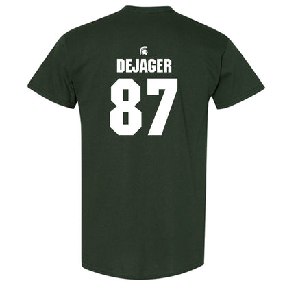 Michigan State - NCAA Football : Luke DeJager - Generic Shersey T-Shirt-1