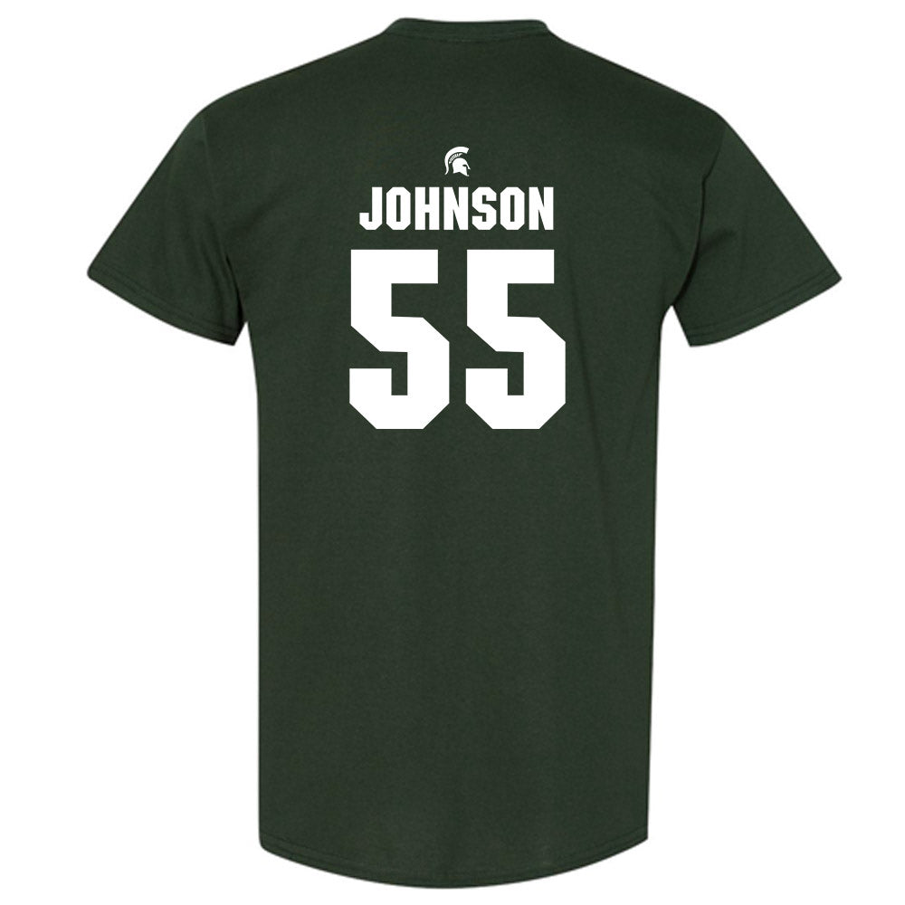 Michigan State - NCAA Football : Rakeem Johnson - Generic Shersey T-Shirt-1