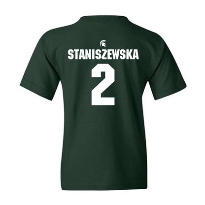 Michigan State - NCAA Women's Volleyball : Karolina Staniszewska - Generic Shersey Youth T-Shirt