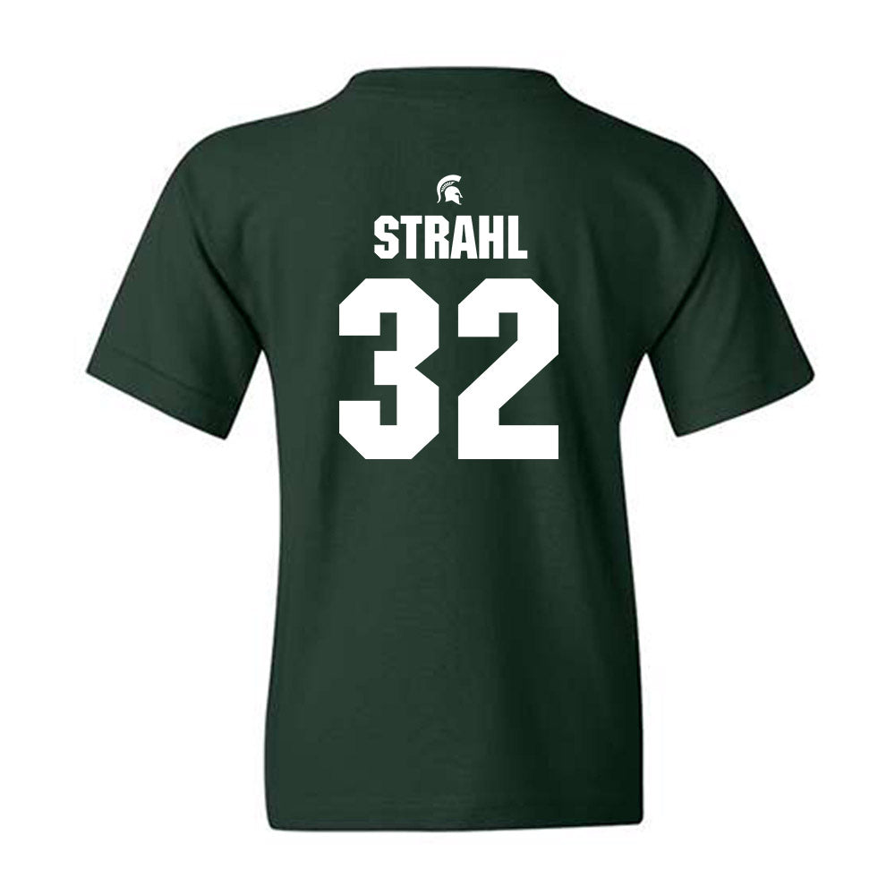 Michigan State - NCAA Men's Ice Hockey : Melvin Strahl - Generic Shersey Youth T-Shirt-1