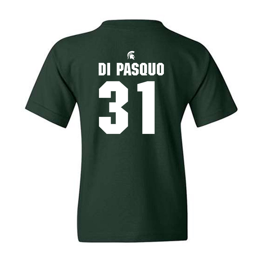 Michigan State - NCAA Men's Ice Hockey : Luca Di Pasquo - Generic Shersey Youth T-Shirt-1