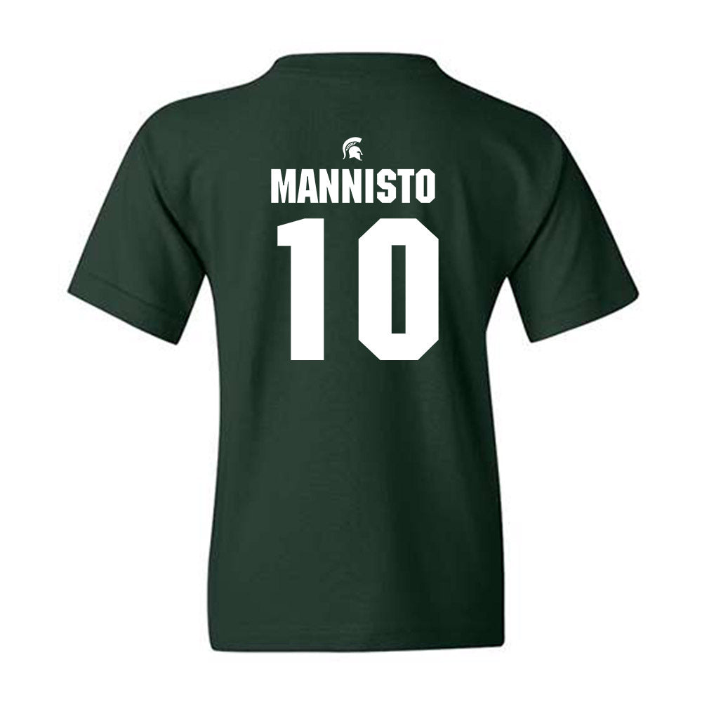 Michigan State - NCAA Men's Ice Hockey : Tommi Mannisto - Generic Shersey Youth T-Shirt-1