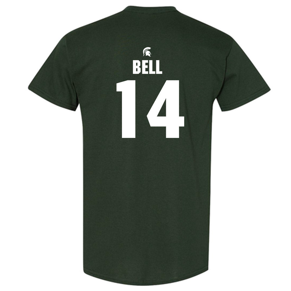 Michigan State - NCAA Football : Malcolm Bell - Generic Shersey T-Shirt-1