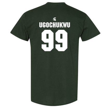 Michigan State - NCAA Men's Basketball : Divine-Collins Ugochukwu - Generic Shersey T-Shirt-1