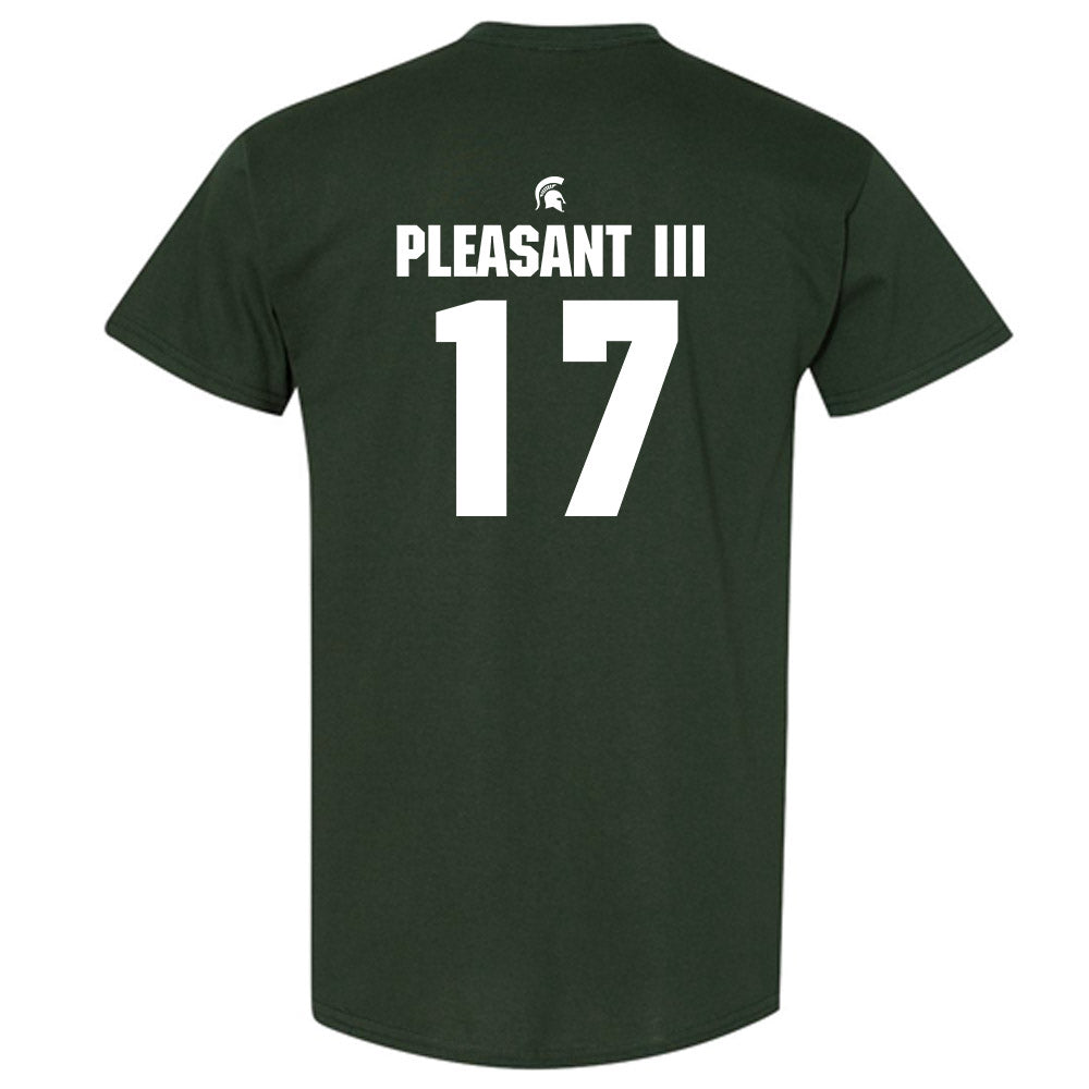 Michigan State - NCAA Football : Eddie Pleasant III - T-Shirt