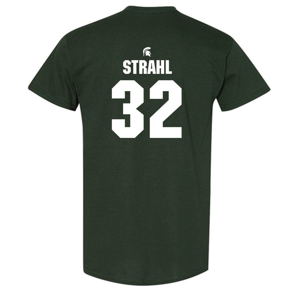 Michigan State - NCAA Men's Ice Hockey : Melvin Strahl - Generic Shersey T-Shirt-1
