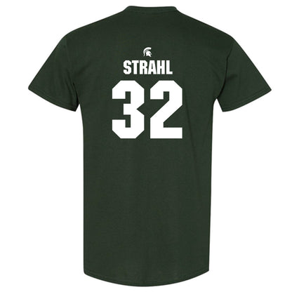 Michigan State - NCAA Men's Ice Hockey : Melvin Strahl - Generic Shersey T-Shirt-1