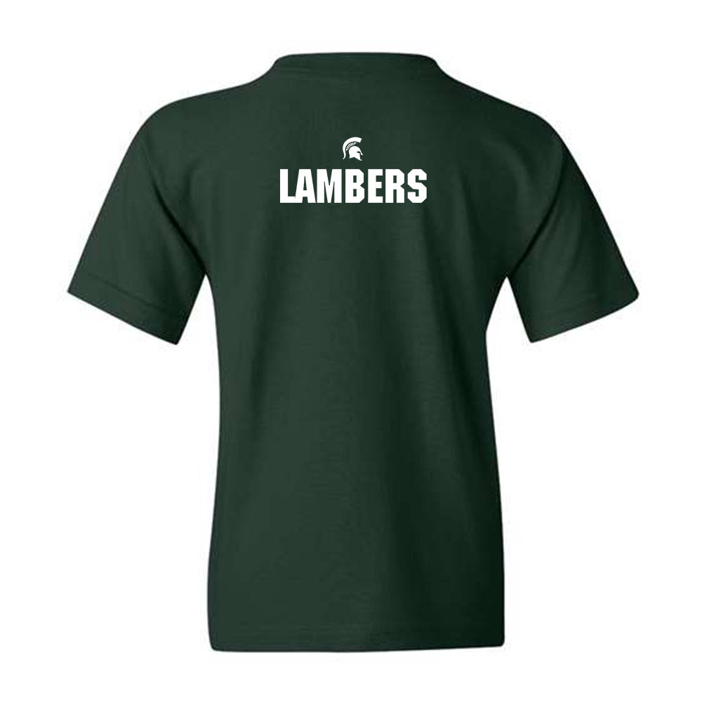 Michigan State - NCAA Men's Track & Field : Parker Lambers - Generic Shersey Youth T-Shirt