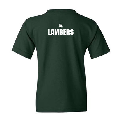 Michigan State - NCAA Men's Track & Field : Parker Lambers - Generic Shersey Youth T-Shirt
