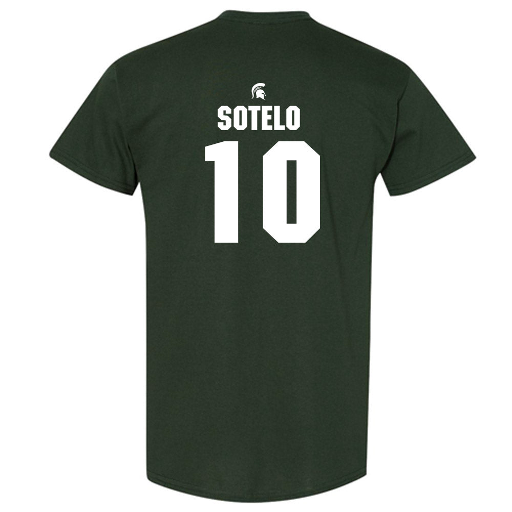 Michigan State - NCAA Women's Basketball : Ines Sotelo - Generic Shersey T-Shirt-1