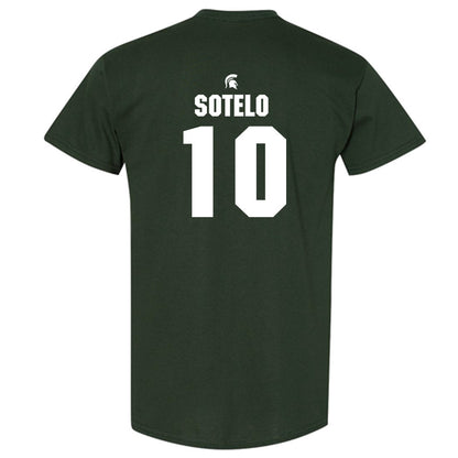 Michigan State - NCAA Women's Basketball : Ines Sotelo - Generic Shersey T-Shirt-1