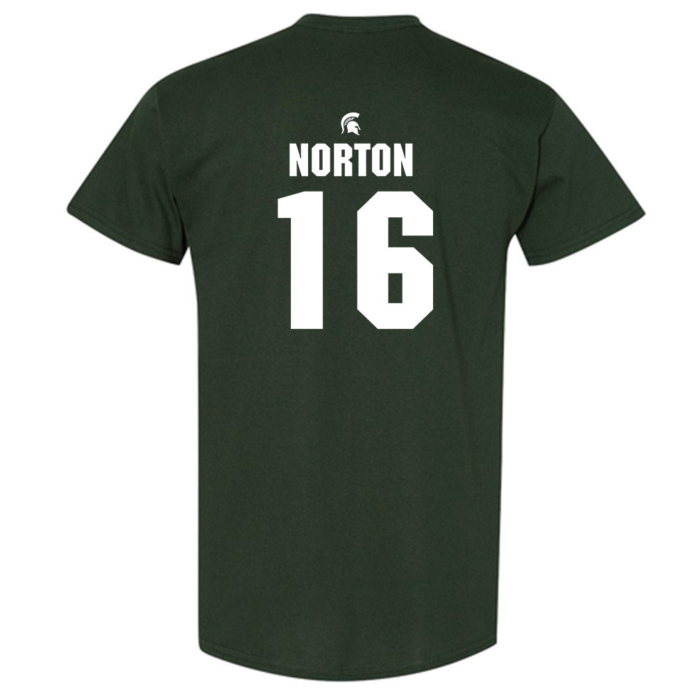 Michigan State - NCAA Women's Volleyball : Kalea Norton - Generic Shersey T-Shirt-1