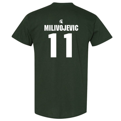 Michigan State - NCAA Football : Alessio Milivojevic - Generic Shersey T-Shirt-1