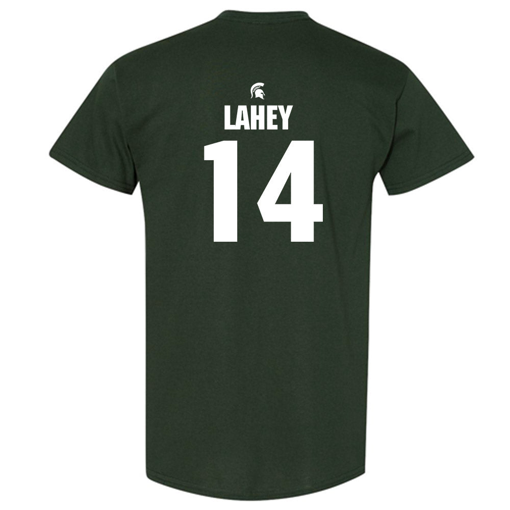 Michigan State - NCAA Men's Ice Hockey : Matt Lahey - Generic Shersey T-Shirt-1