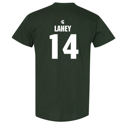 Michigan State - NCAA Men's Ice Hockey : Matt Lahey - Generic Shersey T-Shirt-1