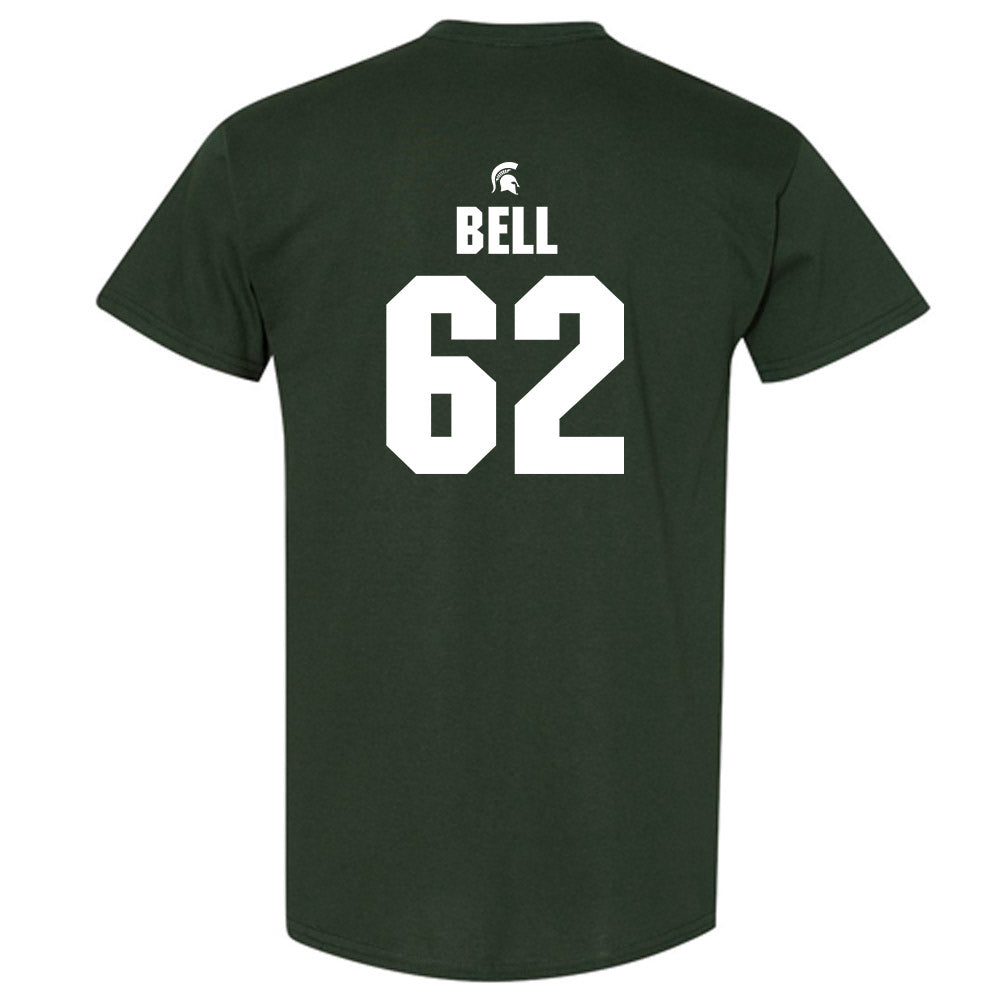 Michigan State - NCAA Football : Justin Bell - Generic Shersey T-Shirt-1