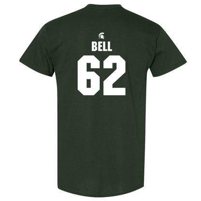 Michigan State - NCAA Football : Justin Bell - Generic Shersey T-Shirt-1