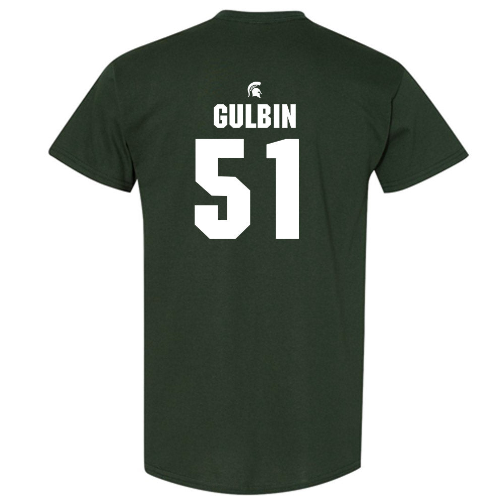 Michigan State - NCAA Football : Matthew Gulbin - Generic Shersey T-Shirt-1