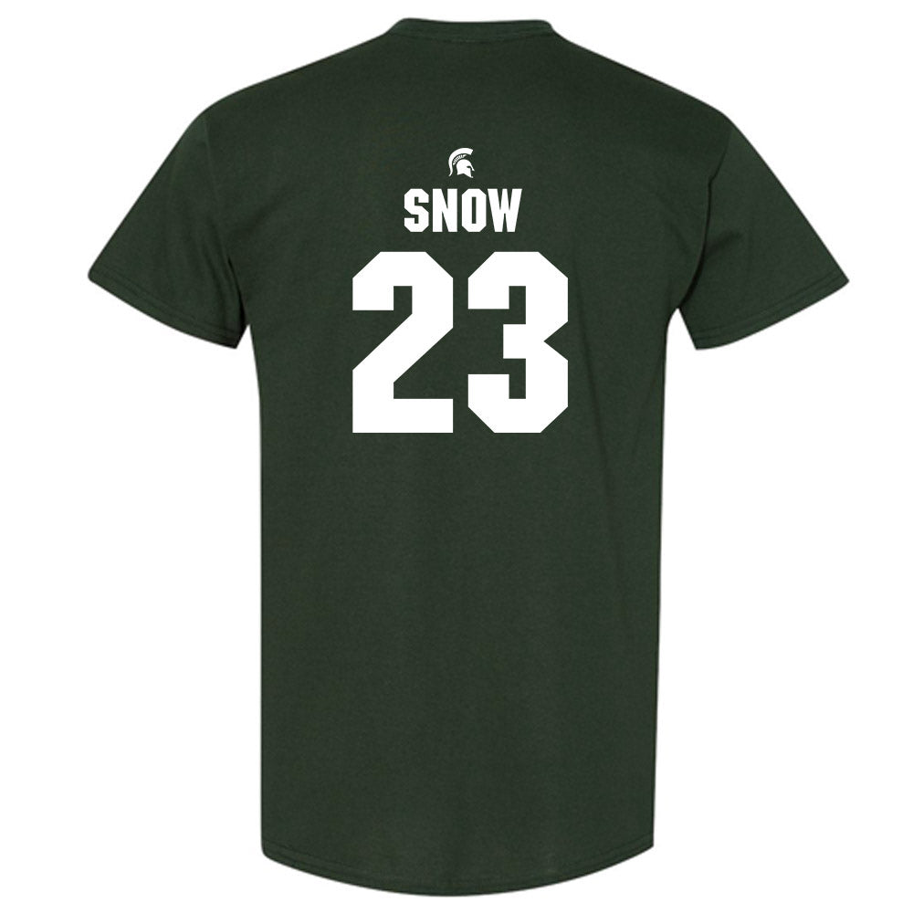 Michigan State - NCAA Football : Darius Snow - Generic Shersey T-Shirt-1