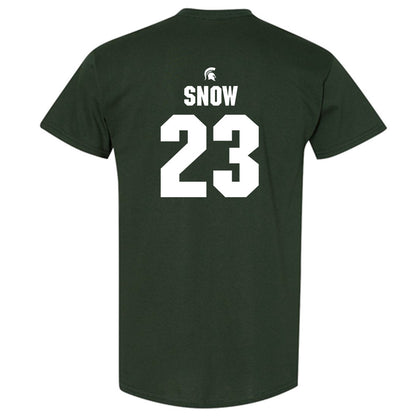 Michigan State - NCAA Football : Darius Snow - Generic Shersey T-Shirt-1