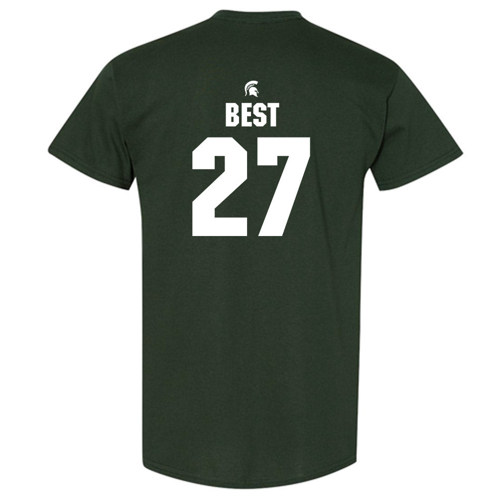 Michigan State - NCAA Men's Ice Hockey : Gavin Best - Generic Shersey T-Shirt-1