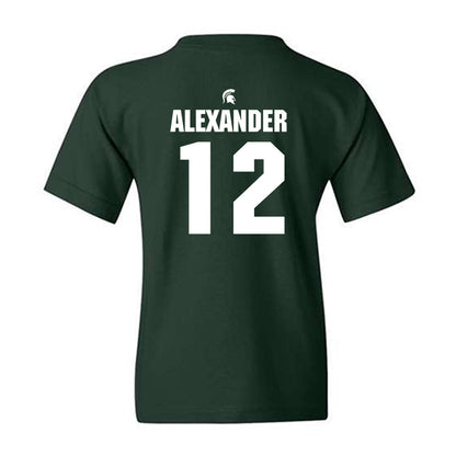 Michigan State - NCAA Women's Basketball : Isa Alexander - Generic Shersey Youth T-Shirt-1