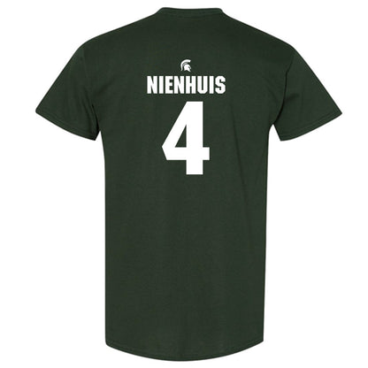 Michigan State - NCAA Men's Ice Hockey : Nash Nienhuis - Generic Shersey T-Shirt-1