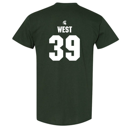 Michigan State - NCAA Football : Elisha West - Generic Shersey T-Shirt-1