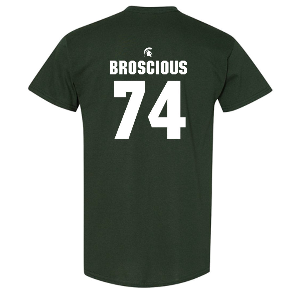 Michigan State - NCAA Football : Gavin Broscious - Generic Shersey T-Shirt-1