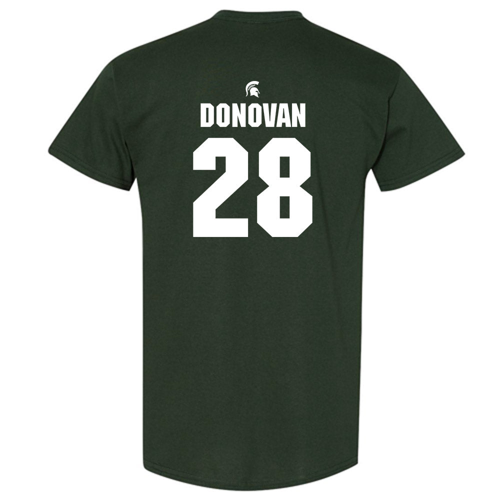 Michigan State - NCAA Baseball : Aidan Donovan - Generic Shersey T-Shirt-1