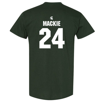 Michigan State - NCAA Men's Ice Hockey : Nathan Mackie - Generic Shersey T-Shirt-1