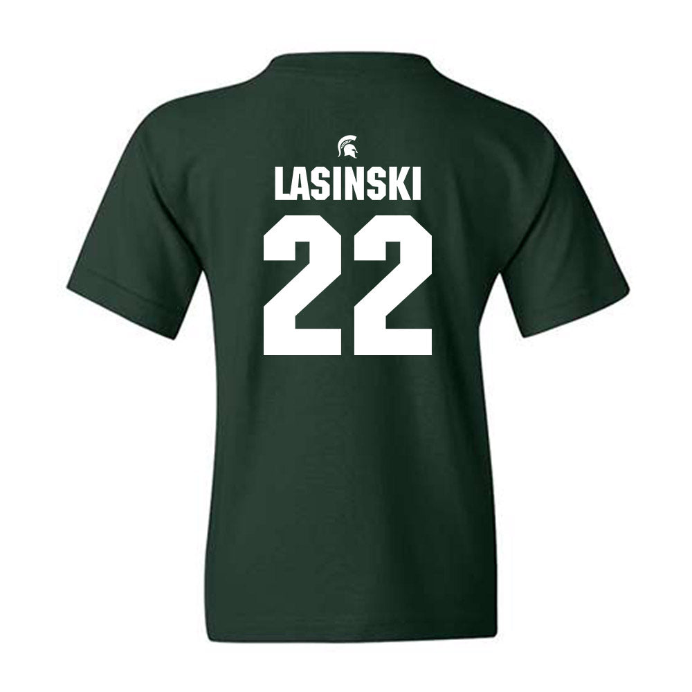 Michigan State - NCAA Women's Field Hockey : Madie Lasinski - Generic Shersey Youth T-Shirt-1