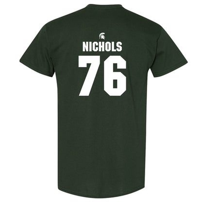 Michigan State - NCAA Football : Drew Nichols - Generic Shersey T-Shirt-1
