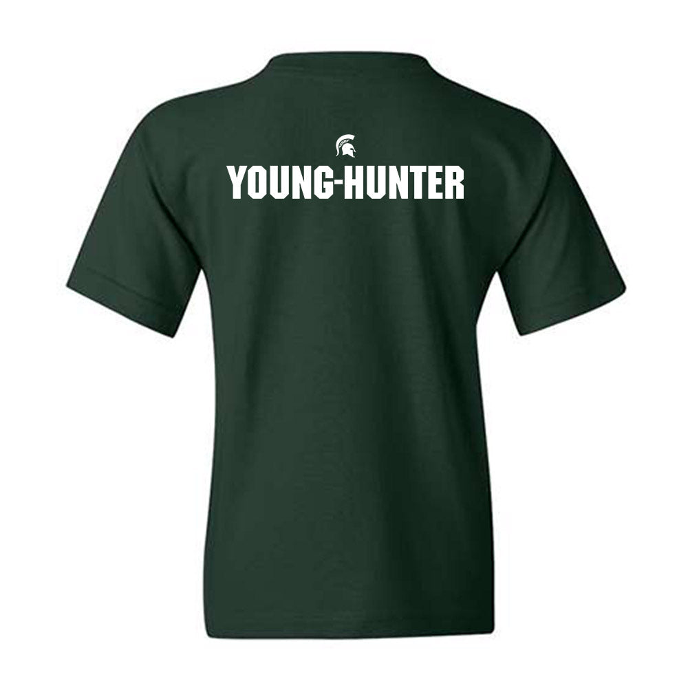 Michigan State - NCAA Women's Track & Field : Kelis Young-Hunter - Generic Shersey Youth T-Shirt-1