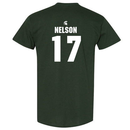 Michigan State - NCAA Men's Ice Hockey : Kaden Nelson - Generic Shersey T-Shirt-1