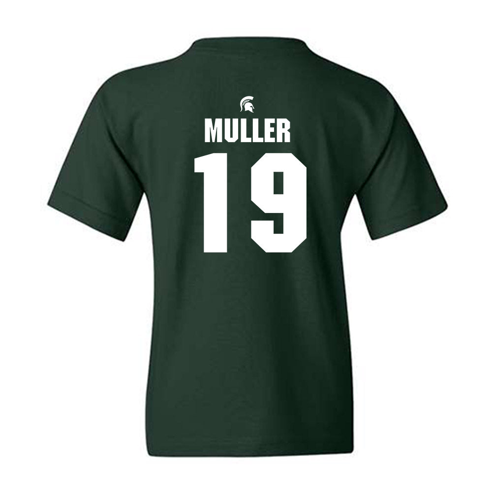 Michigan State - NCAA Men's Ice Hockey : Nicolas Muller - Generic Shersey Youth T-Shirt-1