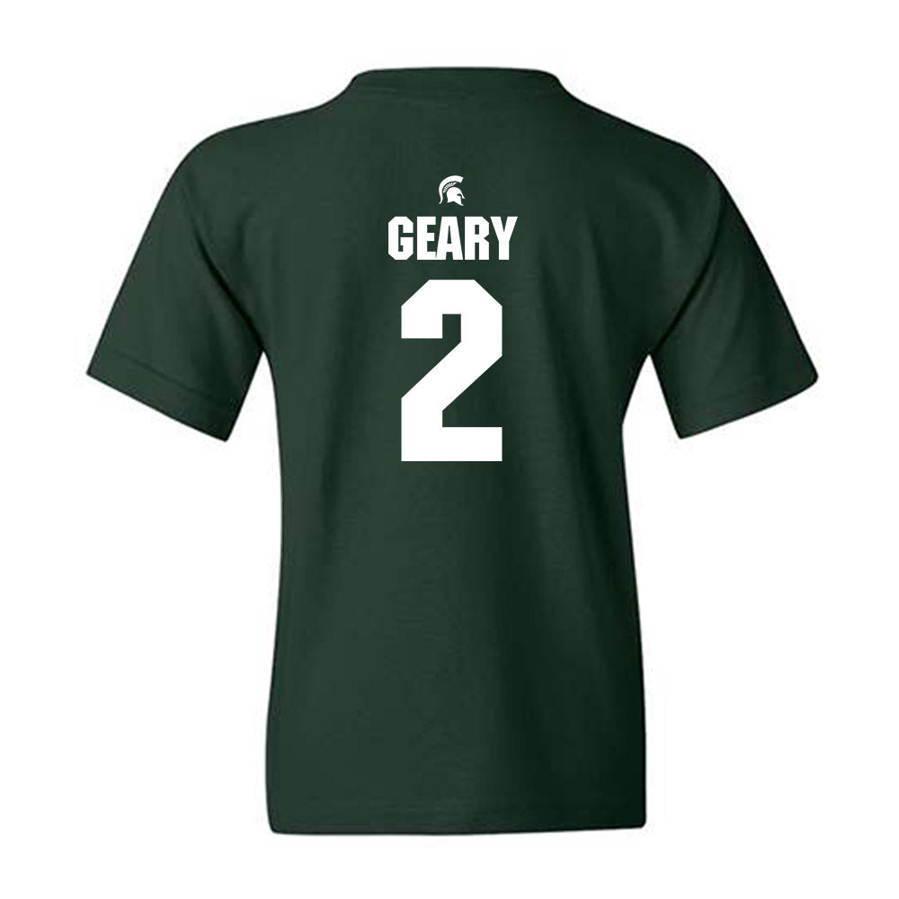 Michigan State - NCAA Men's Ice Hockey : Patrick Geary - Generic Shersey Youth T-Shirt-1