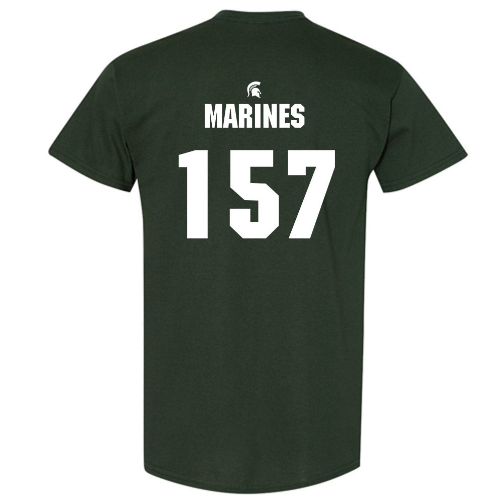 Michigan State - NCAA Wrestling : Darius Marines - Generic Shersey T-Shirt-1