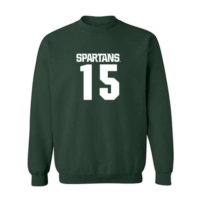 Michigan State - NCAA Softball : Alyssa Galindo - Generic Shersey Crewneck Sweatshirt-0