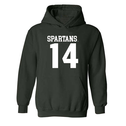 Michigan State - NCAA Football : Alessio Milivojevic - Hooded Sweatshirt