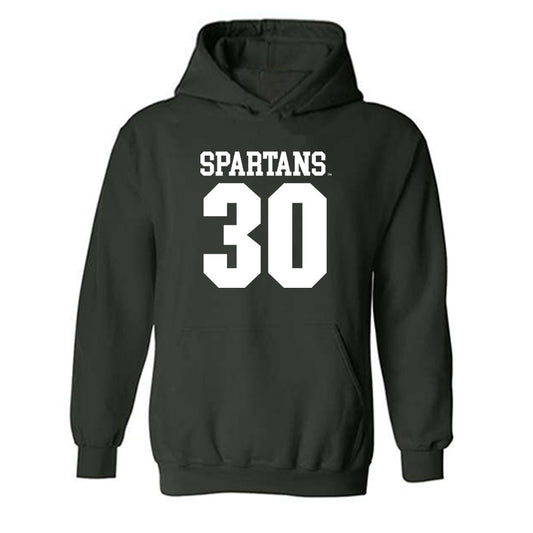 Michigan State - NCAA Women's Soccer : Ava Panduren - Generic Shersey Hooded Sweatshirt