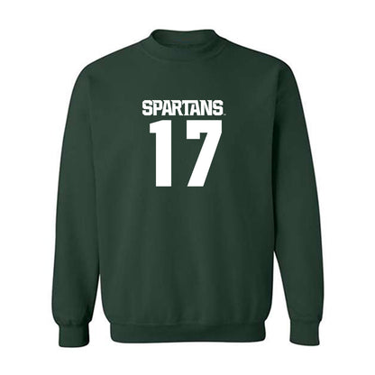 Michigan State - NCAA Football : Braylon Collier - Generic Shersey Crewneck Sweatshirt-0