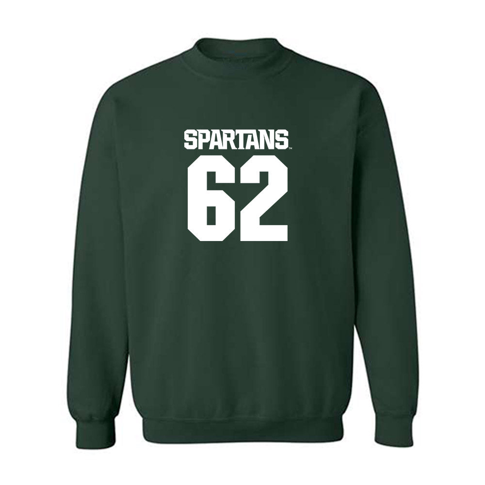 Michigan State - NCAA Football : Justin Bell - Generic Shersey Crewneck Sweatshirt-0